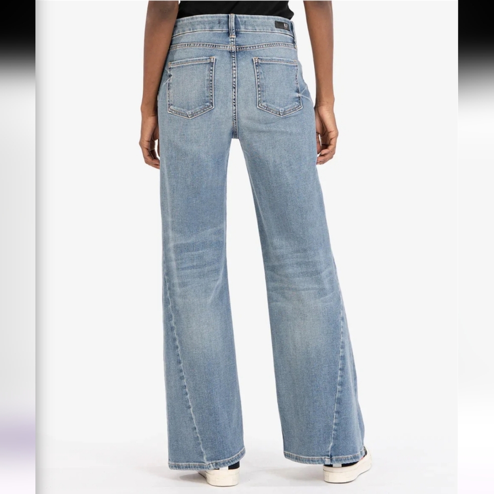 Kut From The Kloth Meg Fab Ab Wide Leg High Rise - Picture 3 of 8